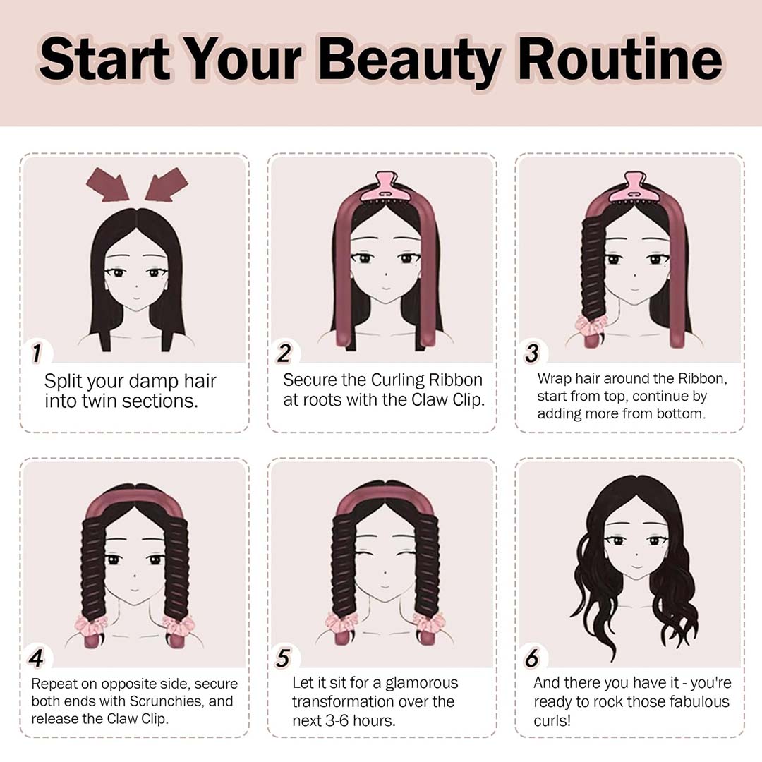 Heatless Curling set